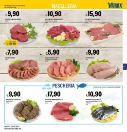 Volantino Hurrà Pagina 7: Lonza di suino a fette €5,90, Mazzancolla tropicale €9,90