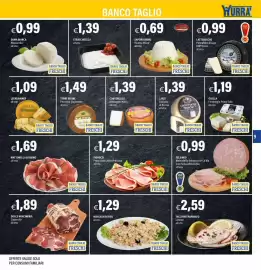 Volantino Hurrà Pagina 9: Felsineo Mortadella Bologna IGP La Blu €0,99, Stracciatella all'etto €1,39