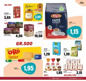 Volantino Emporio Amato Pagina 5: Toraldo caffè in cialde forte & cremoso €19,50, Gullon frollini zero zuccheri €1,29