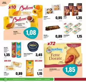 Volantino Emporio Amato Pagina 6: Gullon Choco Chips Fondente €0,89, Mulino Bianco Fette Biscottate Dorate €1,85