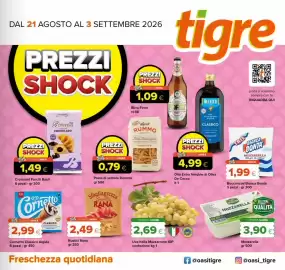 Volantino Tigre Pagina 1: Cornetto Classico Algida €2,99, Rustici Rana €2,49