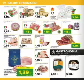 Volantino Tigre Pagina 10: Caciotta di mucca abruzzese €1,19, Salame Felino IGP
