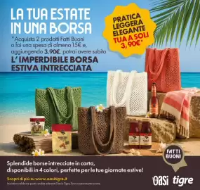 Volantino Tigre Pagina 13: Borsa estiva intrecciata €3,90