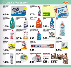 Volantino Tigre Pagina 19: Sgrassatore con candeggina Ace €1,75, Capsule lavastoviglie platinum all in one fairy €3,99