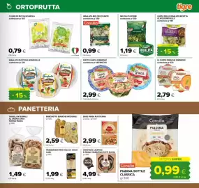 Volantino Tigre Pagina 7: Barchette bianche/integrali €2,59, Zuppe fresche Dimmidisì €2,79