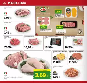 Volantino Tigre Pagina 8: Asado di Scottona Chefmeat Marfisi €13,99, Sovracosce/fusi di pollo €3,69