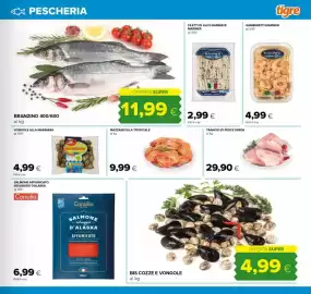 Volantino Tigre Pagina 9: Bis cozze e vongole €4,99, Salmone affumicato selvaggio d'alaska Consilia €6,99