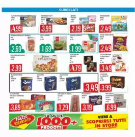 Volantino Mercadò Pagina 7: Coni vaschetta famiglia Galasso €1,29, Ghiaccioli assortiti Sisa €1,99