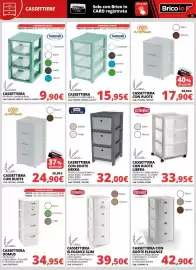 Volantino Brico Io Pagina 13: Cassettera con ruote ArtPlast €24,90, Cassetiera Elegance Slim €39,50