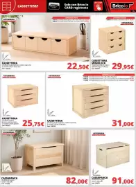 Volantino Brico Io Pagina 14: Astigarraga Cassapanca €91,00, Cassettiera Astigarraga €22,50