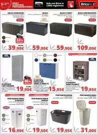 Volantino Brico Io Pagina 15: ArtPlast Scarpiera modulare unika a ribalta €15,95, Baule Comfy Keter €59,90
