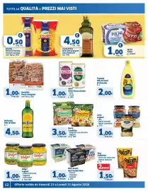 Volantino Sigma Pagina 12: Berni Condiriso €3,50, Costa D'oro Ollo Extravergine Zero Pesticidi €4,50