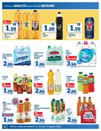 Volantino Sigma Pagina 16: Skipper Succhi Senza Zuccheri Aggiunti €2,50, Vera Acqua Naturale €3,50