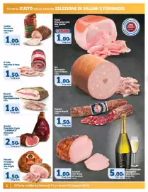 Volantino Sigma Pagina 2: Senfter Porchetta Montagna €1,00, Renzini Prosciutto Crudo "L'UMBRIACO" €2,50