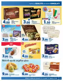 Volantino Sigma Pagina 7: Algida Carte D'Or €3,00, Null Gelato Stecco €3,00