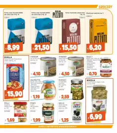 Volantino Stop&Shop Pagina 17: Funghi alla pizzaiola Ponti €1,99, D'Amico zucchine alla caprese €2,59