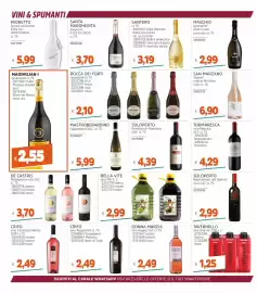 Volantino Stop&Shop Pagina 2: Tavernello vino brik €1,25, Soloperto Primitivo di Manduria €4,39