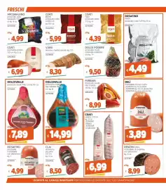 Volantino Stop&Shop Pagina 6: Ferrari Prosciutto crudo €8,99, Dolce Podere prosciutto crudo nazionale addobbo €9,50