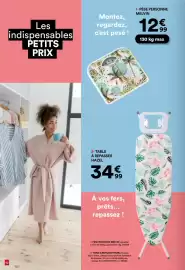 Catalogue BUT page 10: HAZEL TABLE À REPASSER €34,99, MELVIN PÈSE PERSONNE €12,99