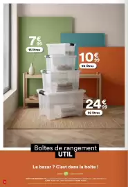 Catalogue BUT page 12: UTIL Boîtes de rangement €7,99