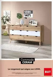 Catalogue BUT page 21: CERAM Commode 6 tiroirs €139,99