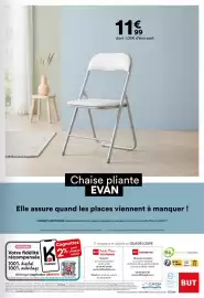 Catalogue BUT page 23: Evan chaise pliante €11,99