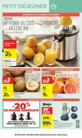Catalogue Carrefour Drive page 21: Ninja - blender €99,99, Pomelo €0,99