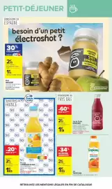 Catalogue Carrefour Drive page 23: Tropicana - jus €1,45, Carrefour - pur jus €2,29