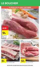 Catalogue Carrefour Drive page 27: Porc: travers avec os à griller €6,49, Porc filet mignon a griller €9,95