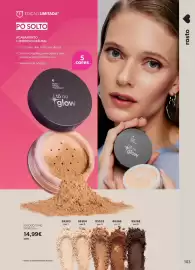 Folheto O Boticário Página 107: Pó solto tó no glow €14,99