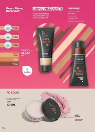 Folheto O Boticário Página 108: Pó solto insta matte €13,99