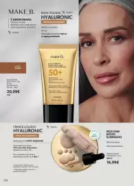 Folheto O Boticário Página 114: Make up vegan primer líquido hyaluronic €16,99