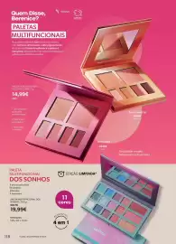Folheto O Boticário Página 122: Paleta multifuncional dos sonhos €19,99