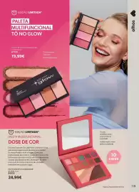 Folheto O Boticário Página 123: Tô no glow paleta multifuncional €19,99, Paleta multifuncional dose de cor €24,99