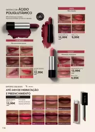 Folheto O Boticário Página 138: Rose fabulous €9,99, Batom mate €12,99