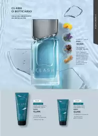 Folheto O Boticário Página 51: Clash gel creme pré e pós-barba €12,99, Clash loção hidratante corporal €12,99