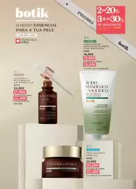 Folheto O Boticário Página 91: ácido mandélico + salicílico gel de limpeza facial micelar botik €13,29