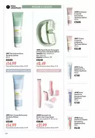 Catálogo Oriflame Página 130: Aparador de Rosto e de Corpo Beam €21,99, Gel-Creme Refirmante The Body Edition €14,99