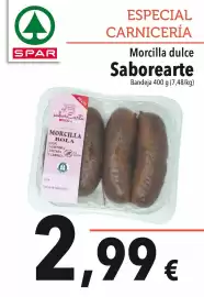 Folleto SPAR Página 8: Spar - morcilla dulce saborearte €2,99