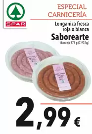 Folleto SPAR Página 9: Saboralsa - longaniza fresca roja o blanca €2,99