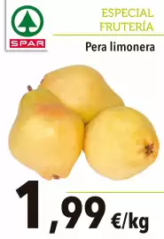 Folleto SPAR Página 1: Spar - pera limonera €1,99