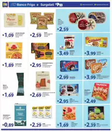 Volantino Supermercati Bruscoli Pagina 6: Unconventional salsicce vegetali/burger €2,95, Cornetto Algida €3,99