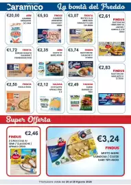 Volantino Caramico Pagina 15: Frosta bistecca di merluzzo grigliato €3,07, Valsòia burger gusto barbecue €2,49