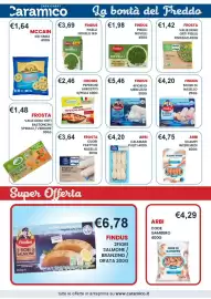 Volantino Caramico Pagina 16: Findus Piselli Novelli €3,69, Findus Piselli Novelli €1,98