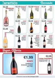 Volantino Caramico Pagina 28: Botte Buona Lambrusco Frizzante €1,40, Botte Buona Rosso Negroamaro €1,32