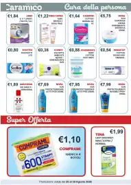 Volantino Caramico Pagina 30: Carefree Cotton Feel Normal €1,64, Scottex Fazzoletti €0,80