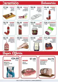 Volantino Caramico Pagina 6: San Francesco Prosciutto Crudo €9,45, Moser speck premium €7,49