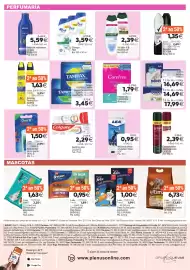 Folleto Plenus Supermercados Página 8: Cueiros Sensitive DODOT €16,69, Tampax Compak €3,45