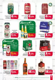 Folleto Spar La Palma Página 12: Ballantine's finest blended scotch whisky €15,60, Dorada cerveza sin alcohol €3,35