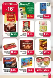 Folleto Spar La Palma Página 6: Nocilla Cookies & Cream o Pistacho €2,55, Gullón Galletas Tuestis Hookies €1,00